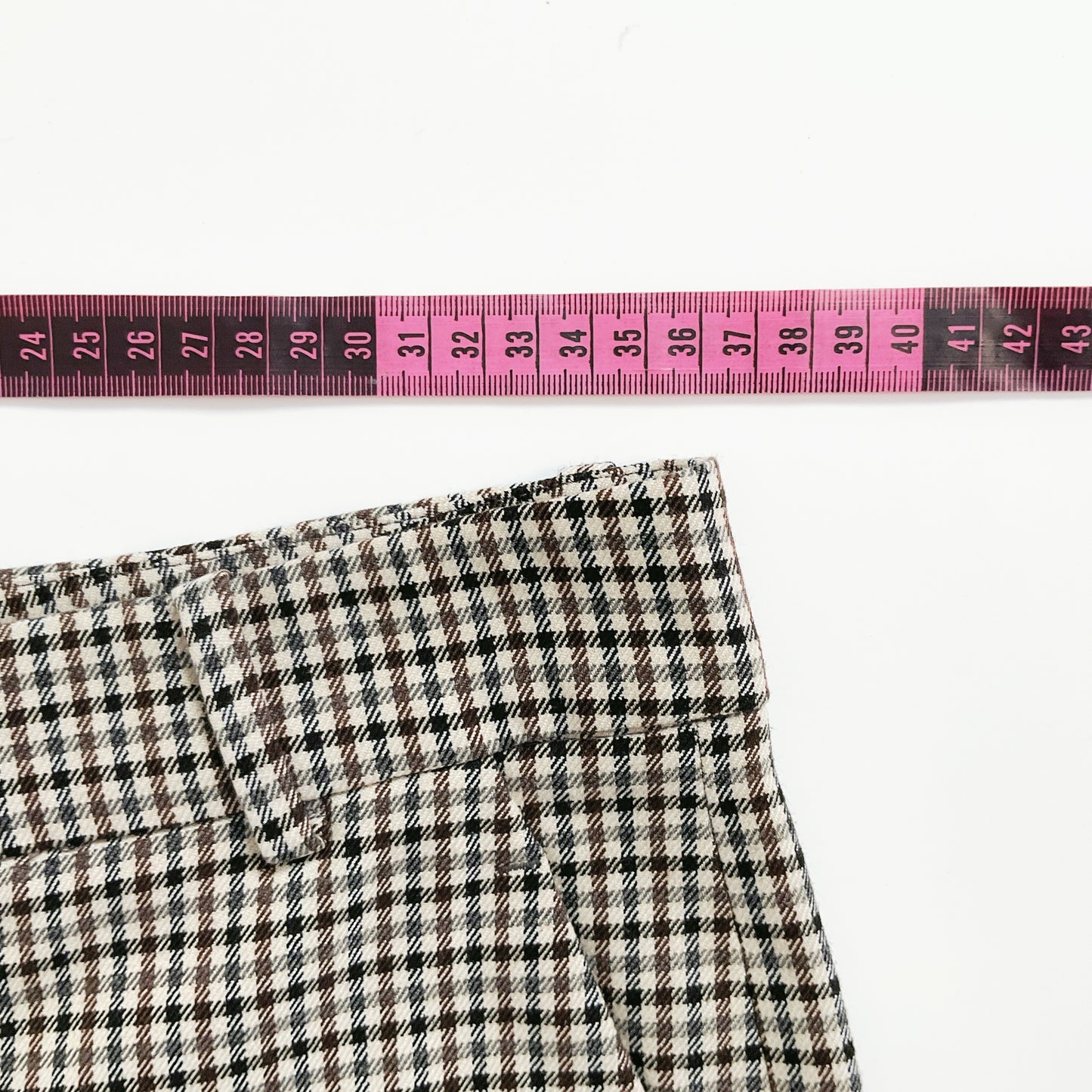 Zara - Houndstooth Pattern Pants