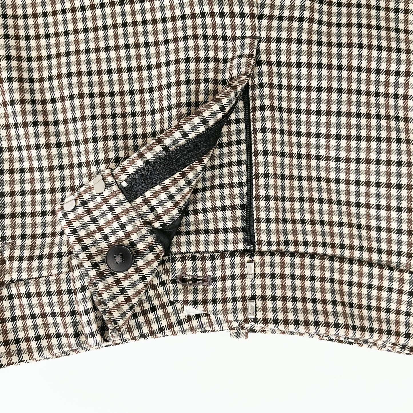 Zara - Houndstooth Pattern Pants
