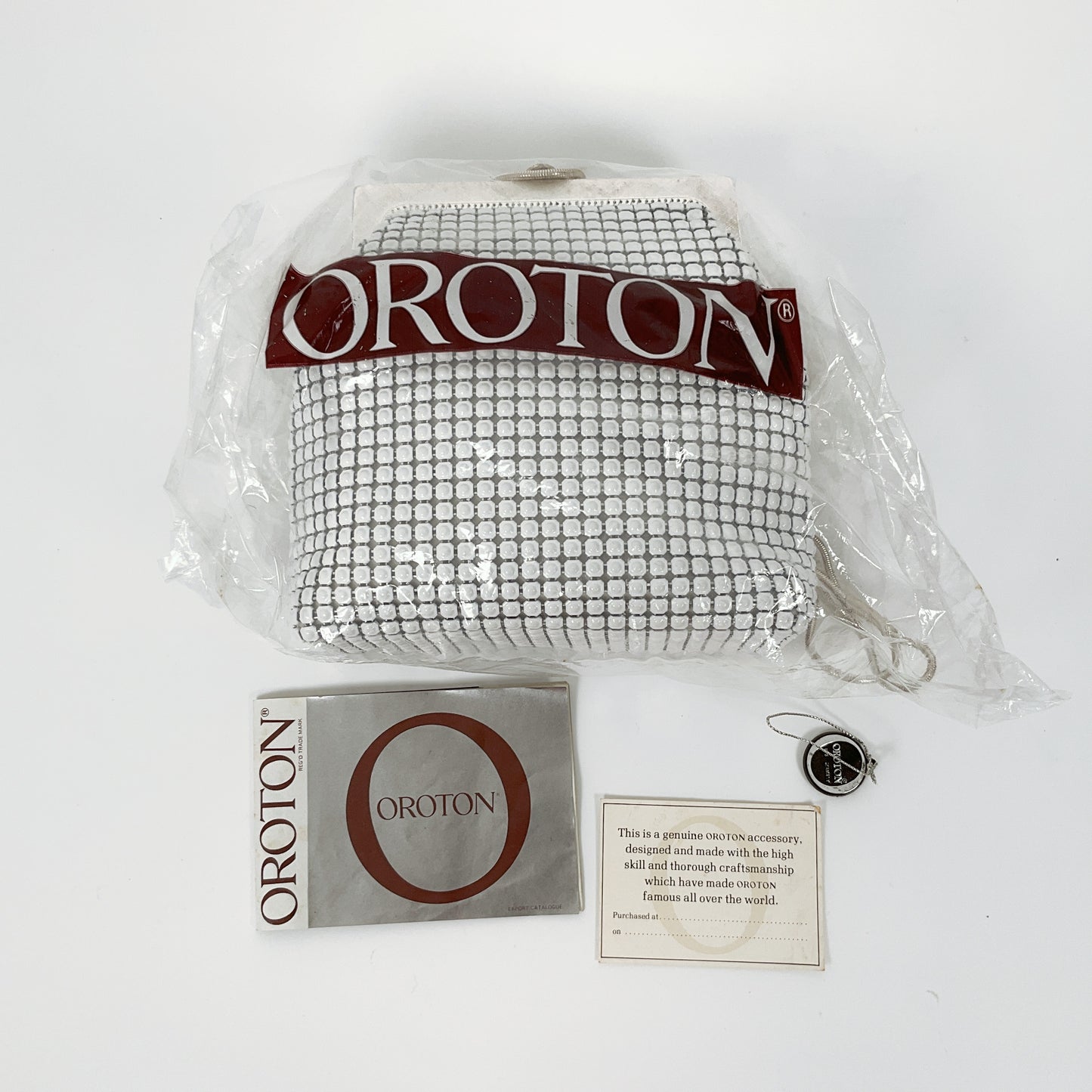 Oroton - Vintage Classic Silver Mesh Purse Bag