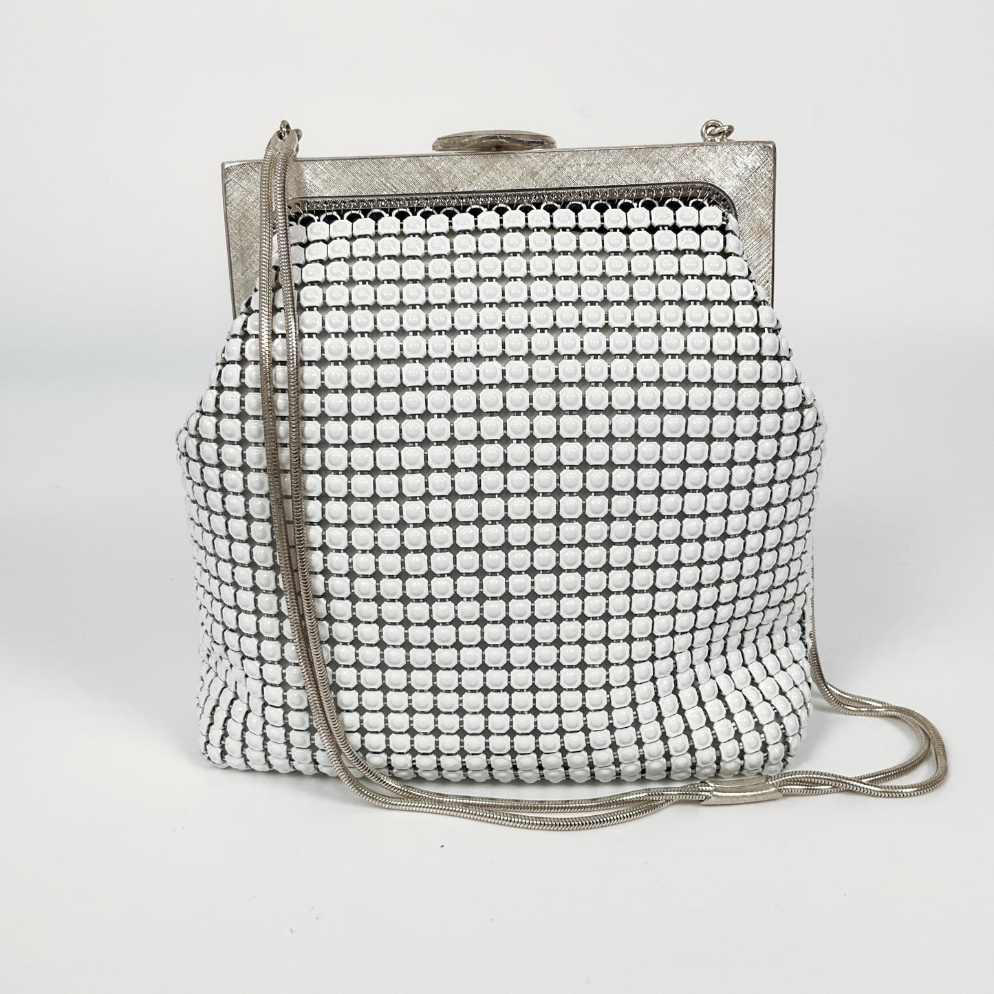 Oroton - Vintage Classic Silver Mesh Purse Bag