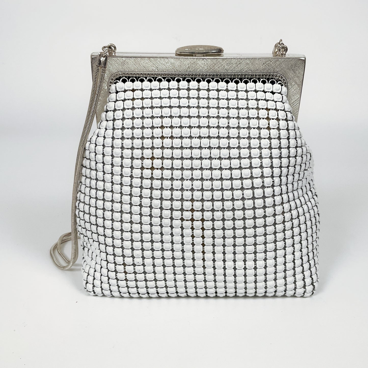 Oroton - Vintage Classic Silver Mesh Purse Bag