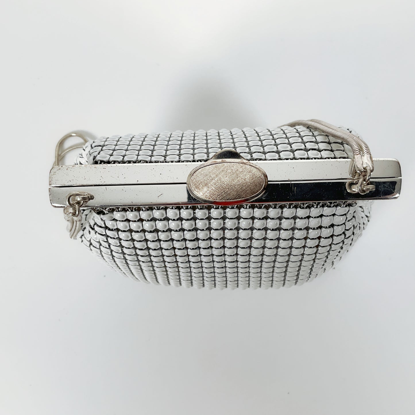 Oroton - Vintage Classic Silver Mesh Purse Bag