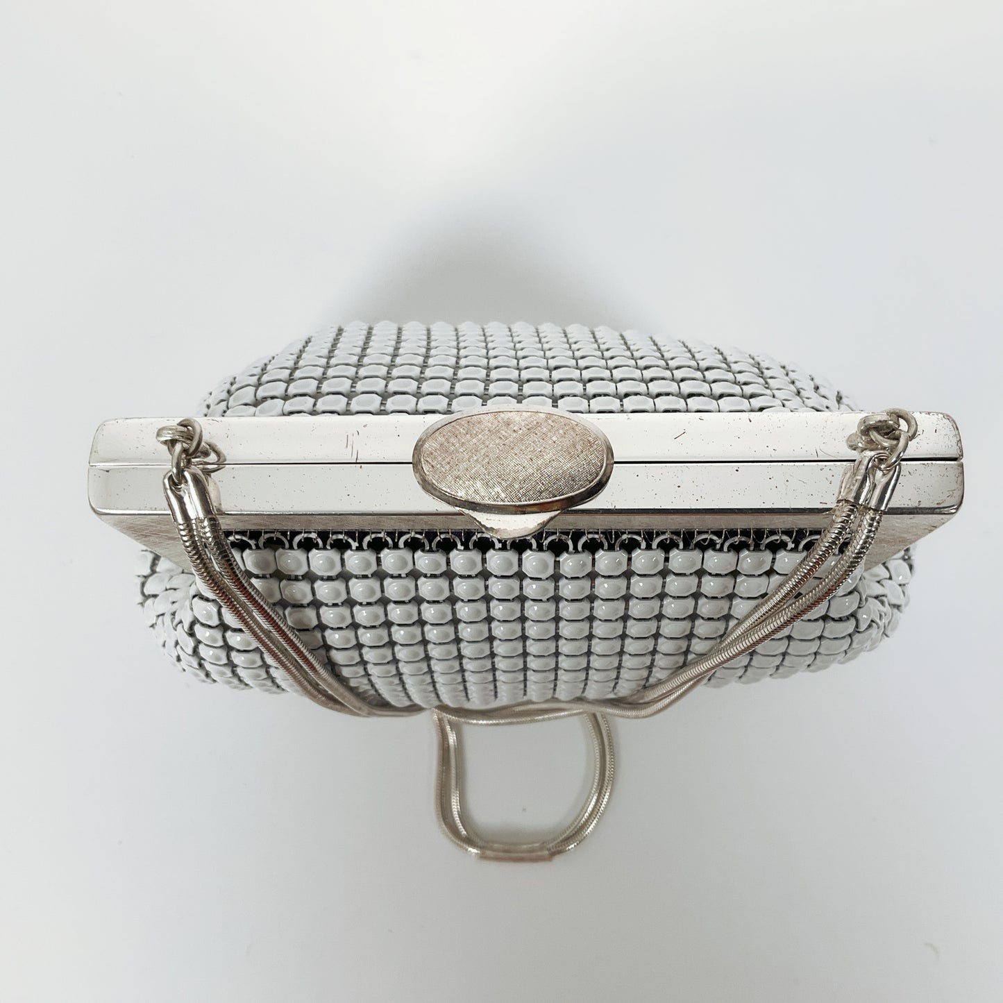 Oroton - Vintage Classic Silver Mesh Purse Bag