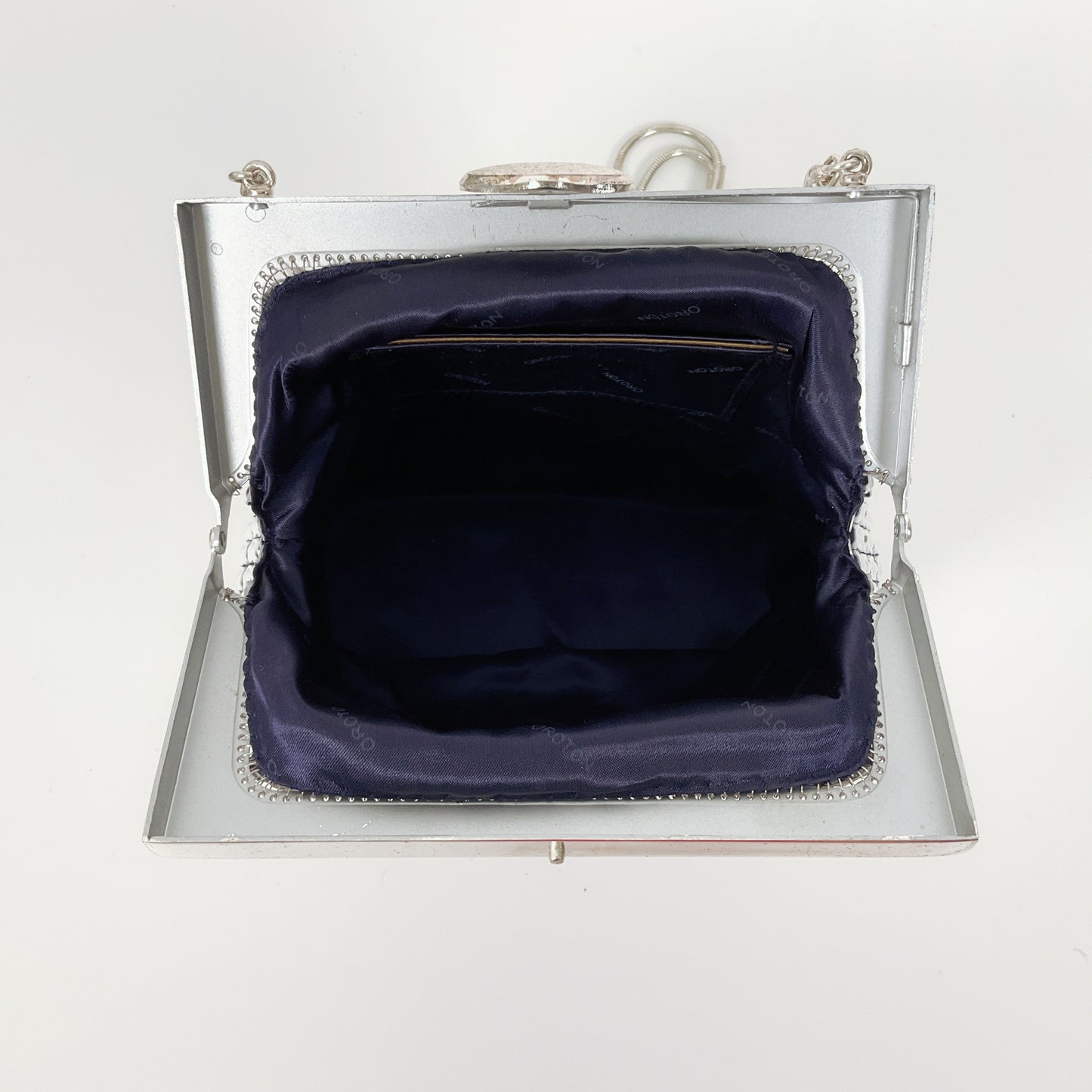 Oroton - Vintage Classic Silver Mesh Purse Bag
