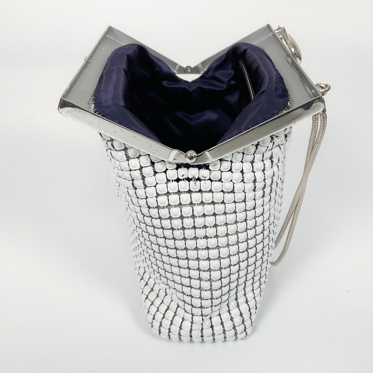 Oroton - Vintage Classic Silver Mesh Purse Bag