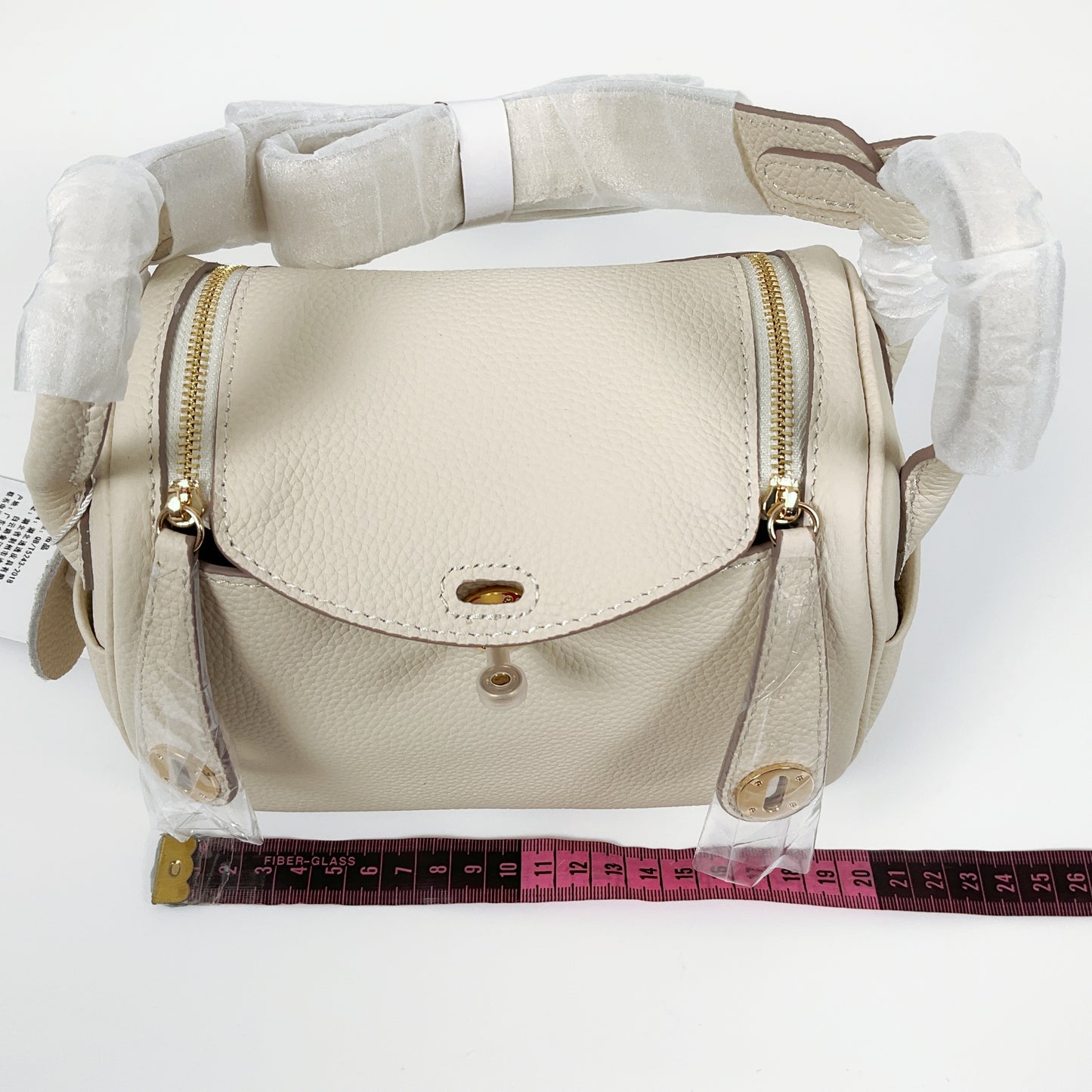 ITAMOOD - Elegant Cream Leather Handbag