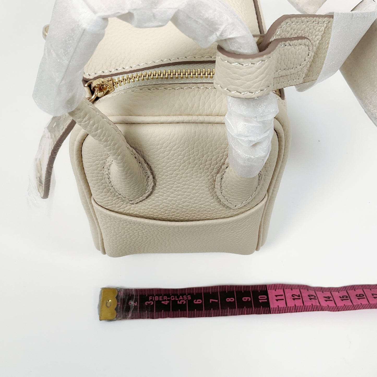 ITAMOOD - Elegant Cream Leather Handbag