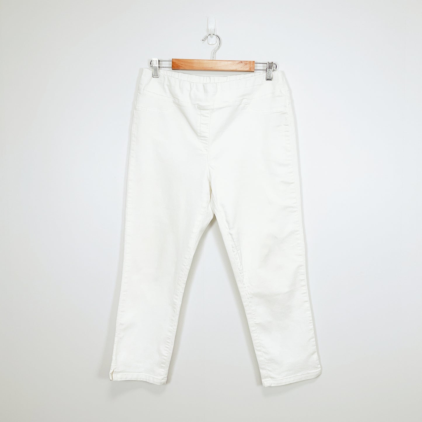 Blue Illusion - Fabric Stretch Cropped Pants