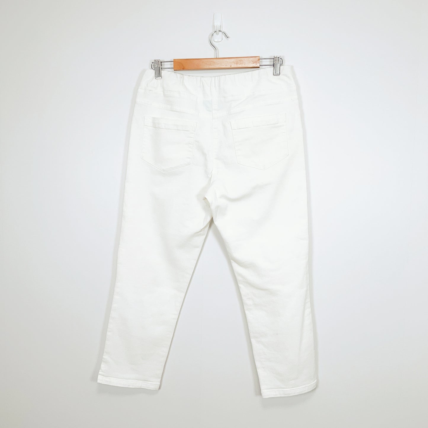 Blue Illusion - Fabric Stretch Cropped Pants