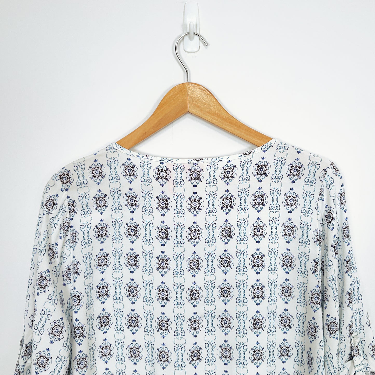 Millers - Geometric Pattern Yellow Border Top