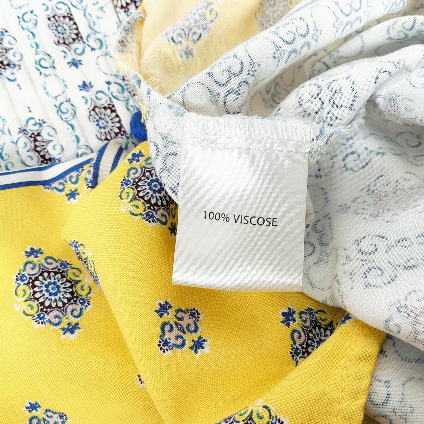 Millers - Geometric Pattern Yellow Border Top