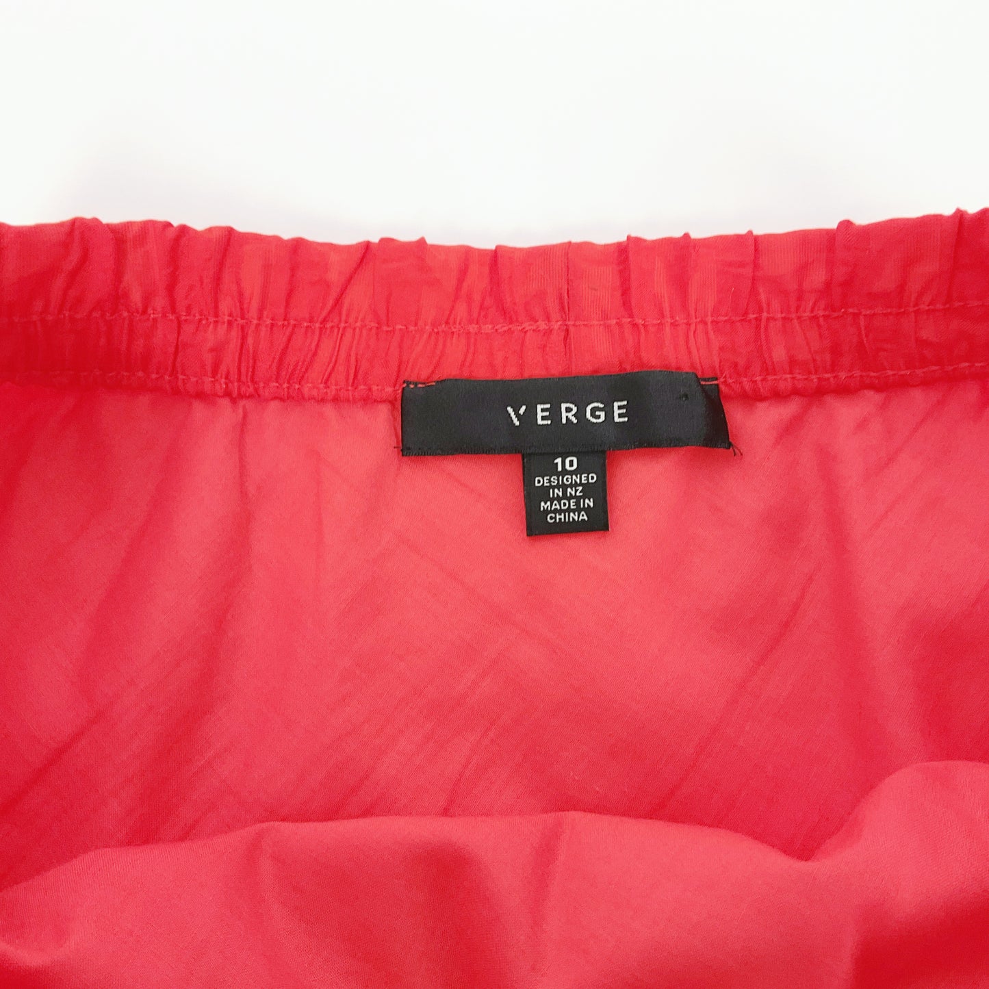 Verge - Red Clementine Skirt