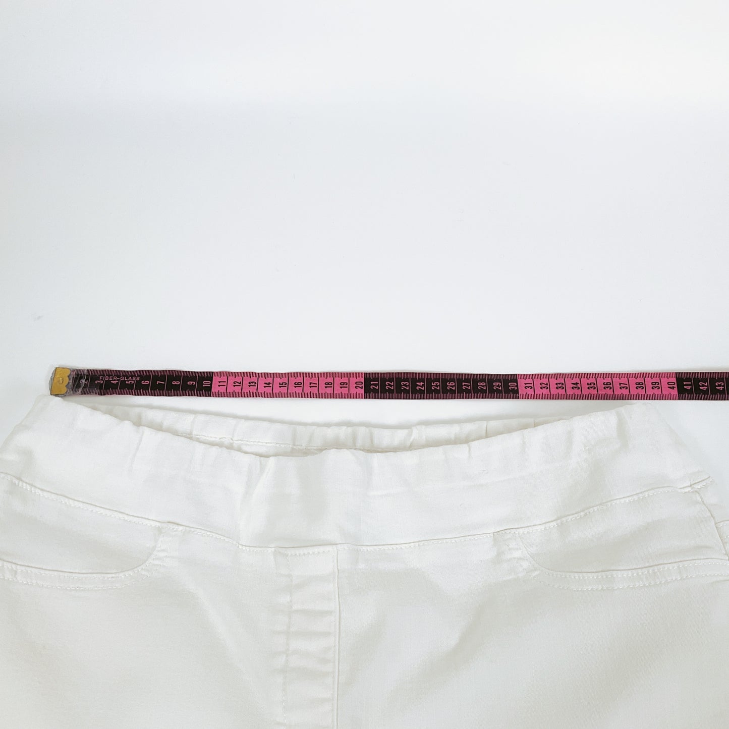 Blue Illusion - Fabric Stretch Cropped Pants