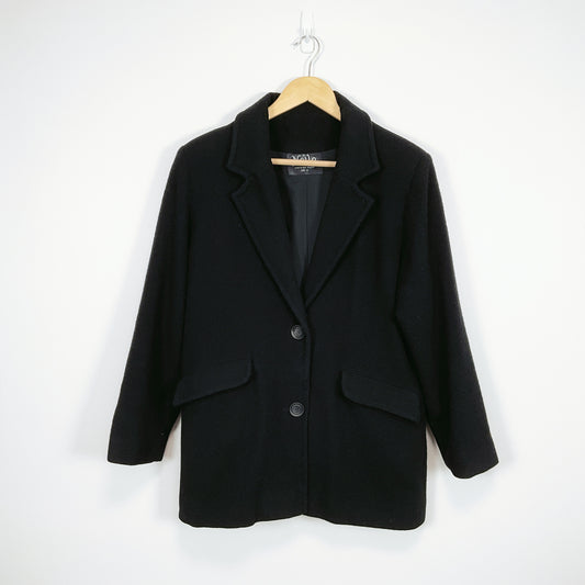 Nalla - Black Wool Short Coat