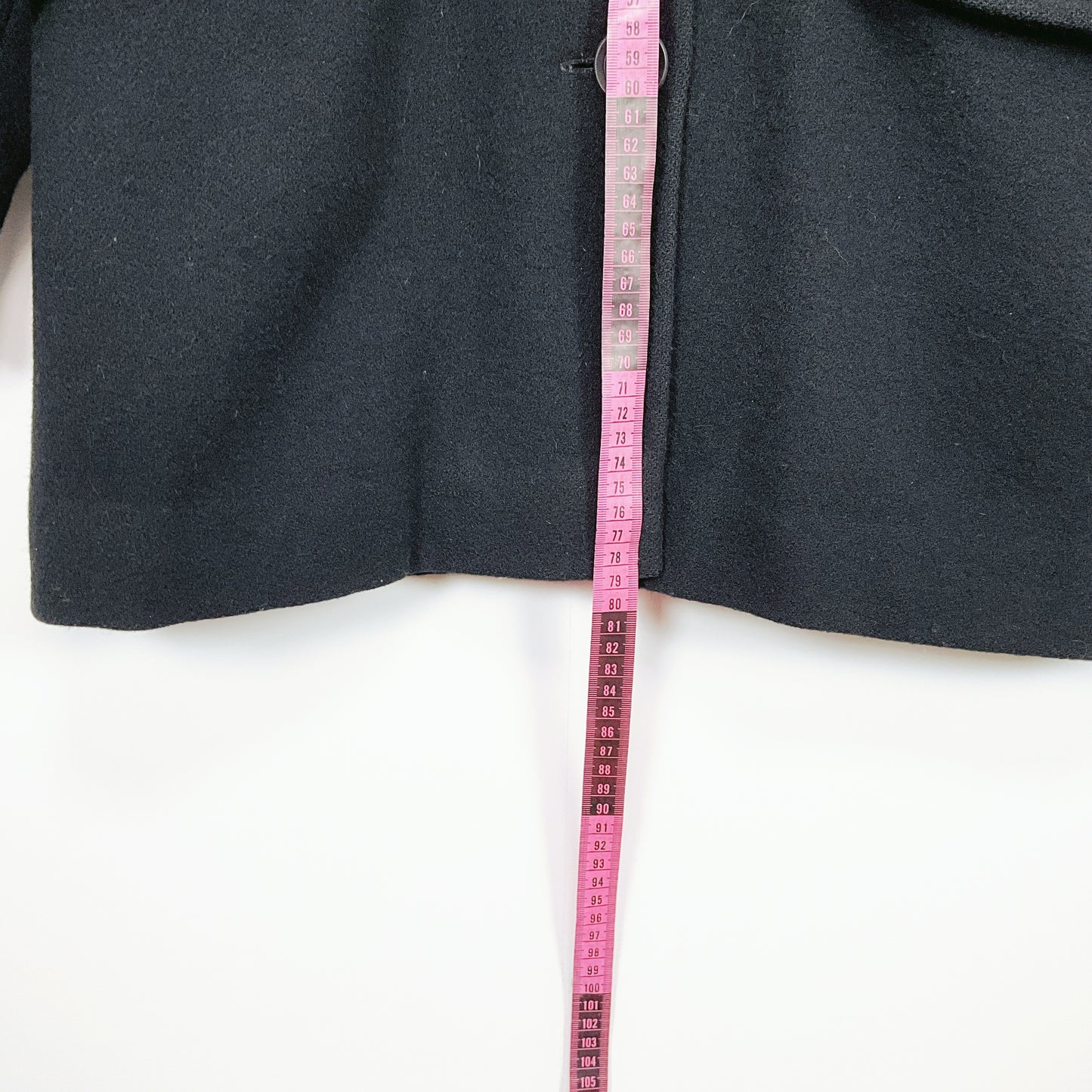 Nalla - Black Wool Short Coat