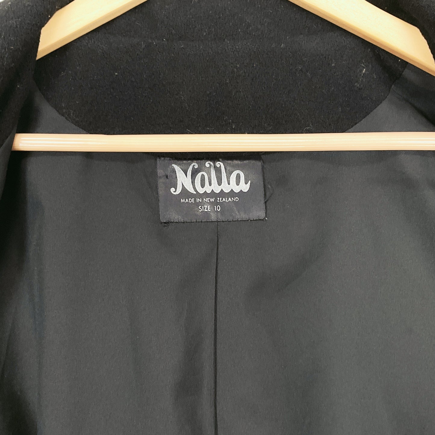 Nalla - Black Wool Short Coat