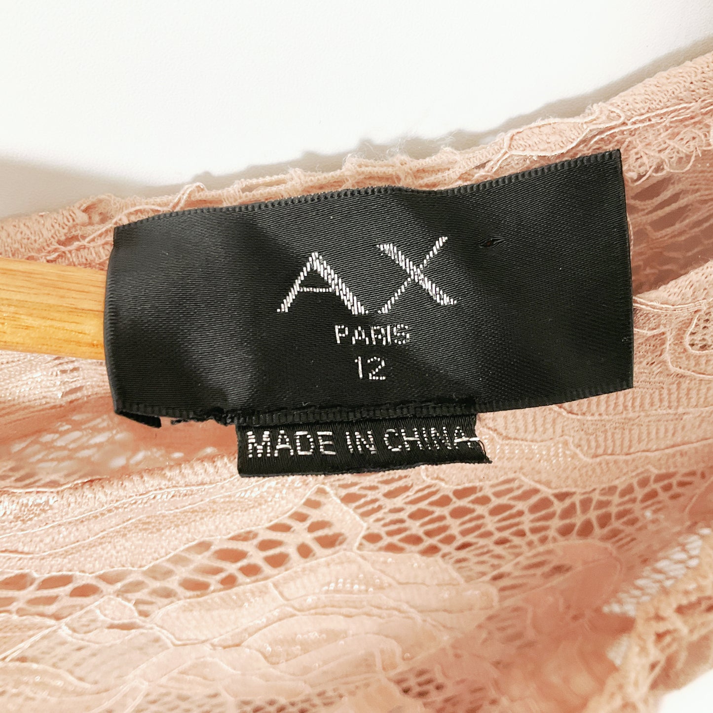 AX Paris - Off-Shoulder Flutter Sleeves Lace Mini Dress