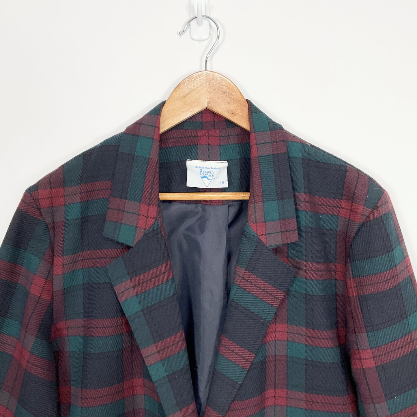 Breeze - Vintage Plaid Blazer