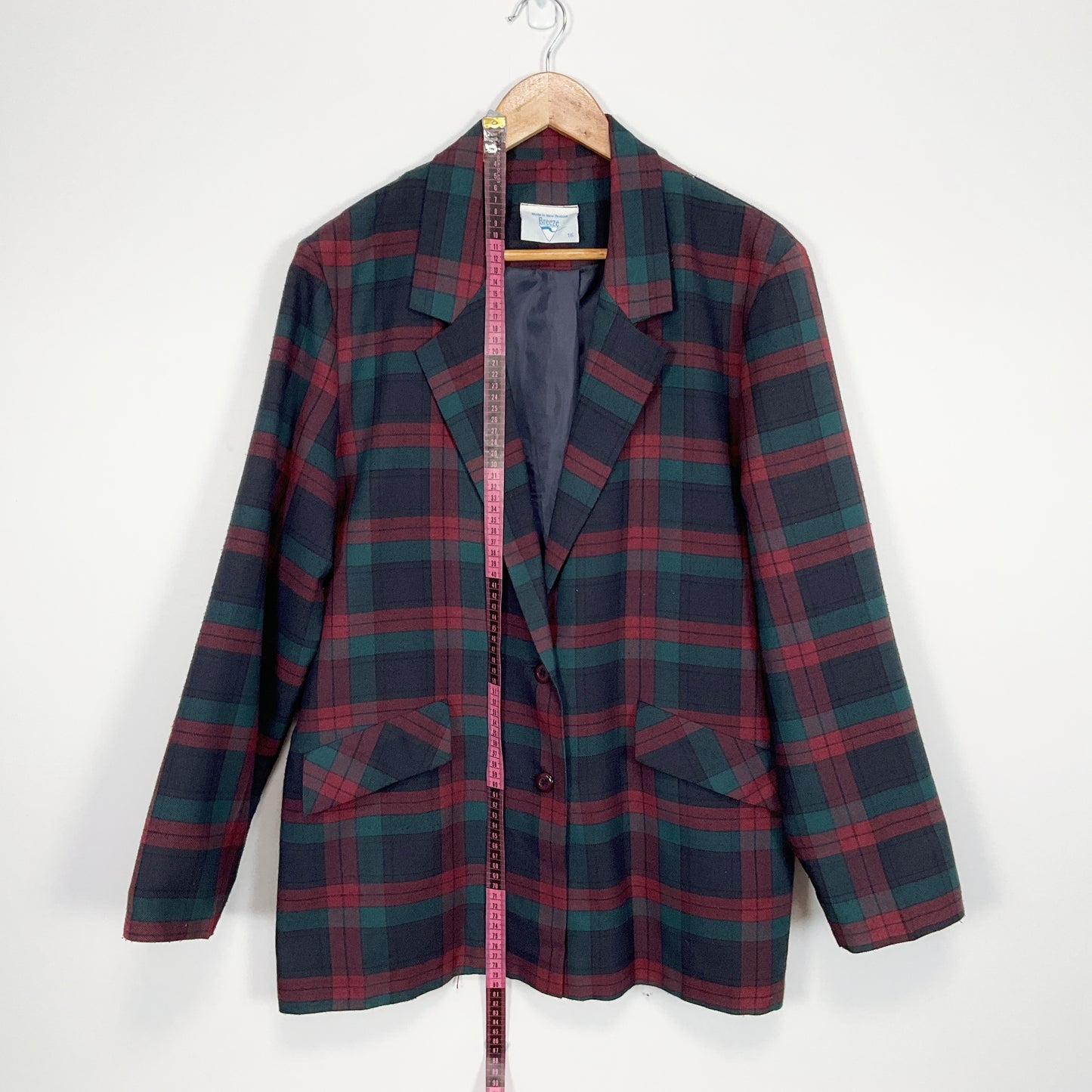 Breeze - Vintage Plaid Blazer