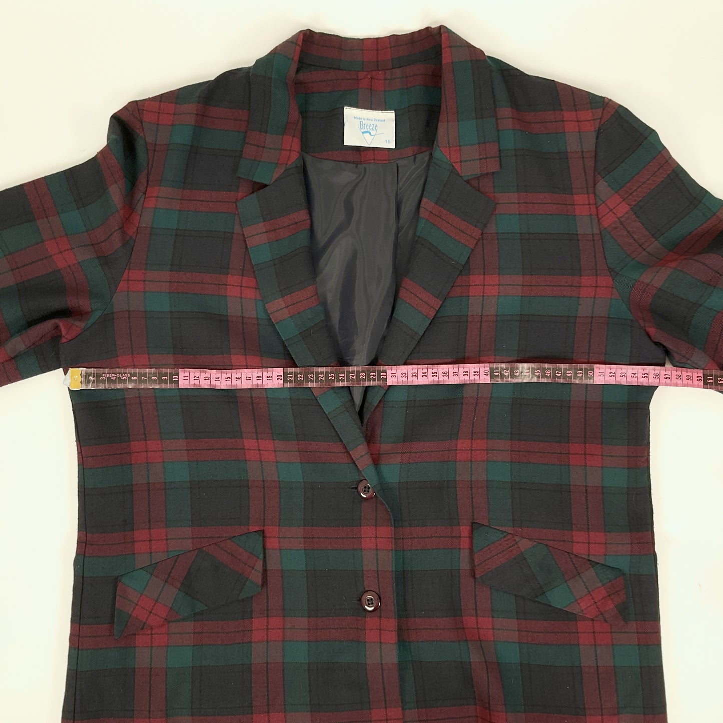 Breeze - Vintage Plaid Blazer