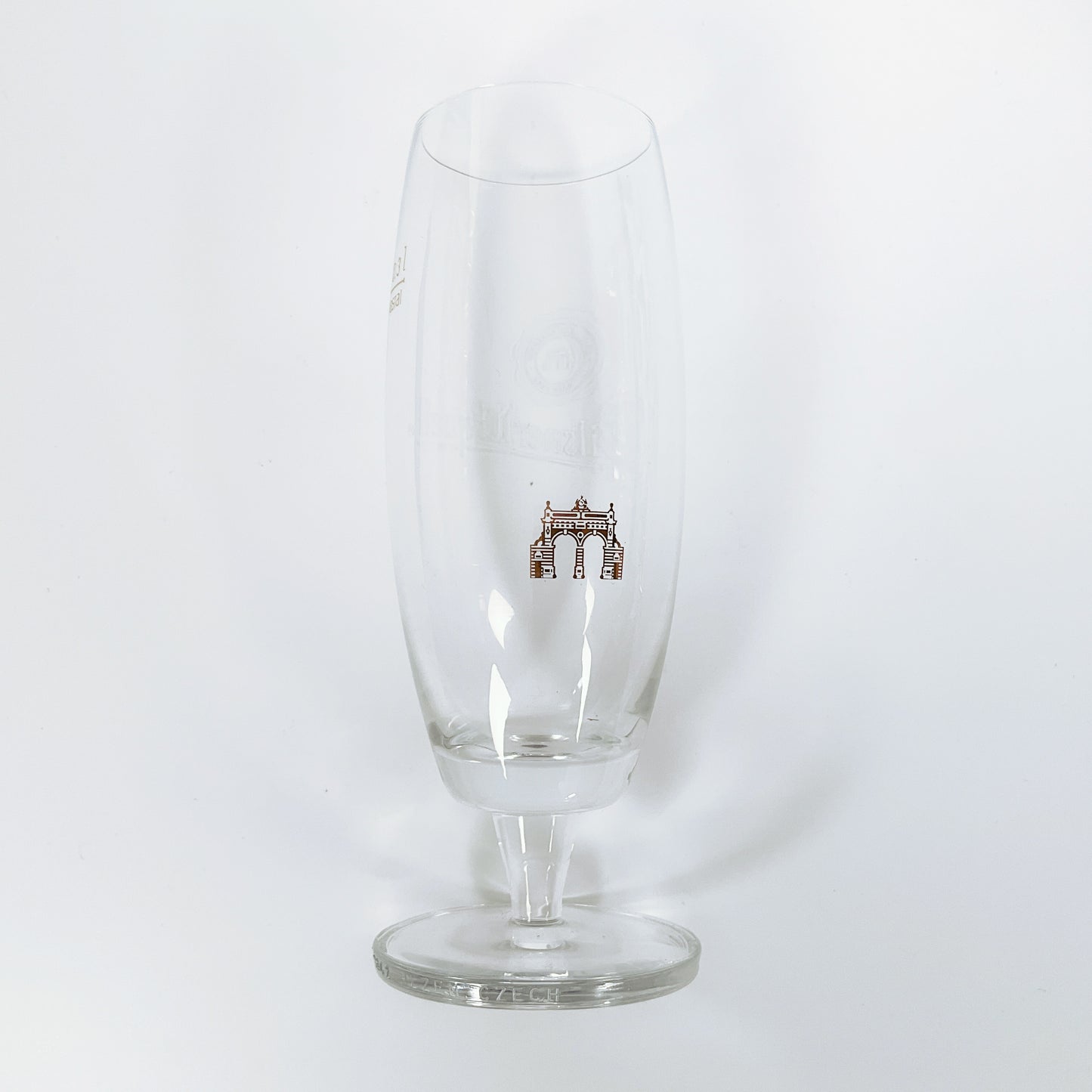 Set of 6 300ml Pilsner Urquell Embossed Crystal Beer Glasses made In Germany