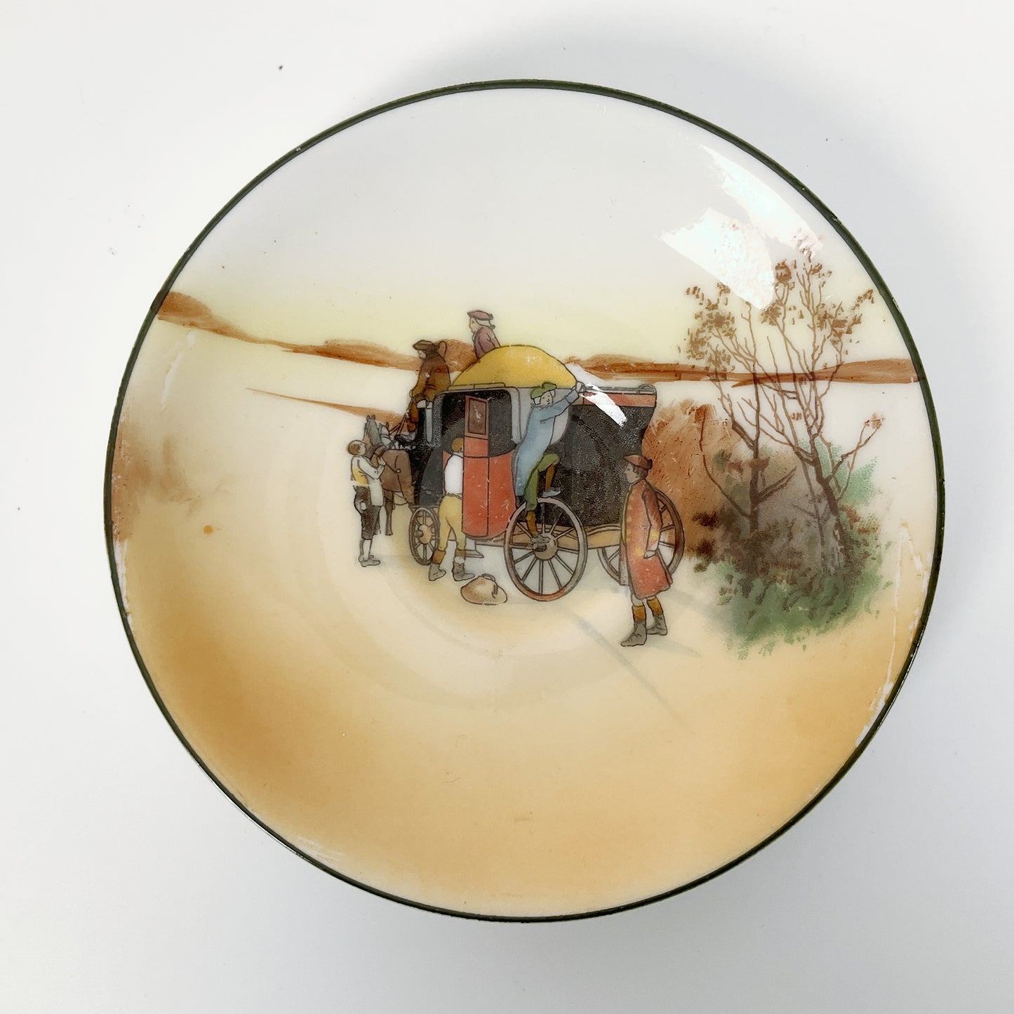 Royal Doulton - Vintage "Coaching Day" Cup and Saucer Set