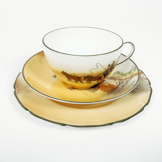 Royal Doulton - Vintage "Coaching Day" Trio Set