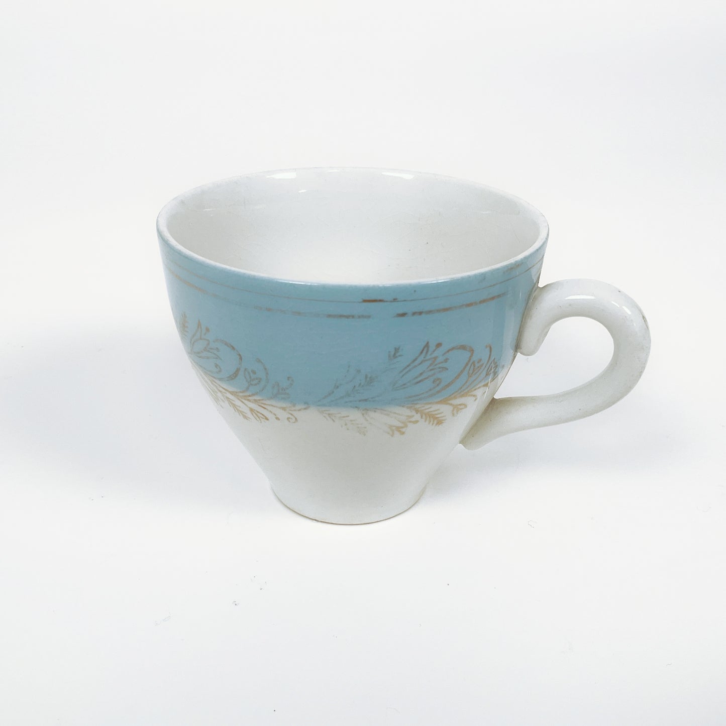 Washington Pottery - Blue Riband Tea Cup and Saucer Set X 2