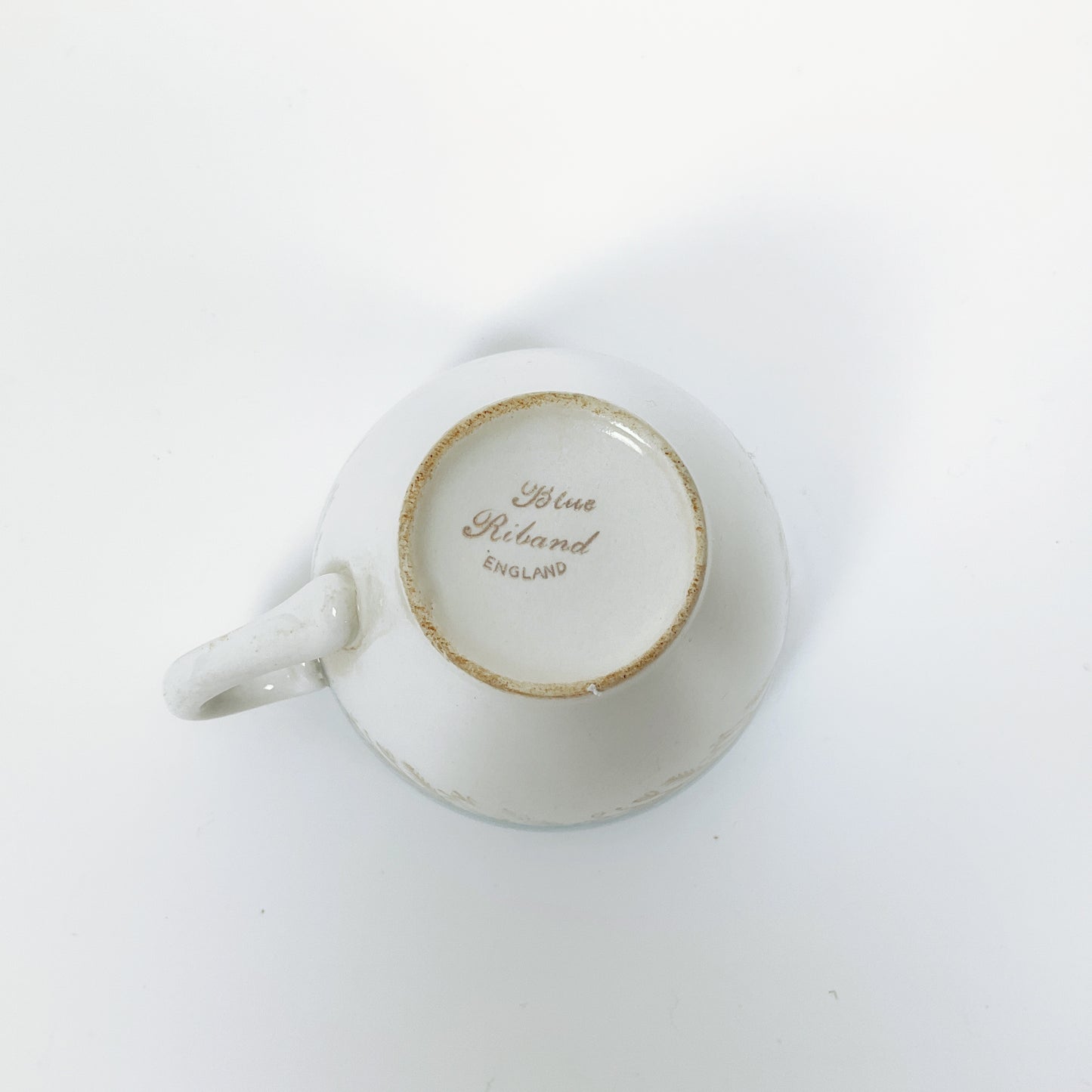 Washington Pottery - Blue Riband Tea Cup and Saucer Set X 2