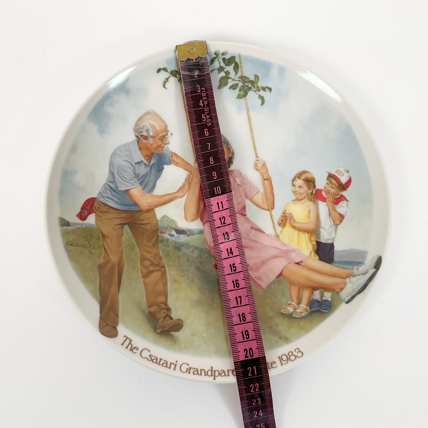 The Csatari Grandparent Plate 1983