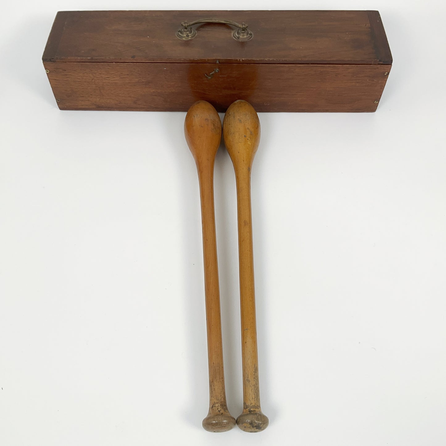Vintage Wooden Juggling Clubs