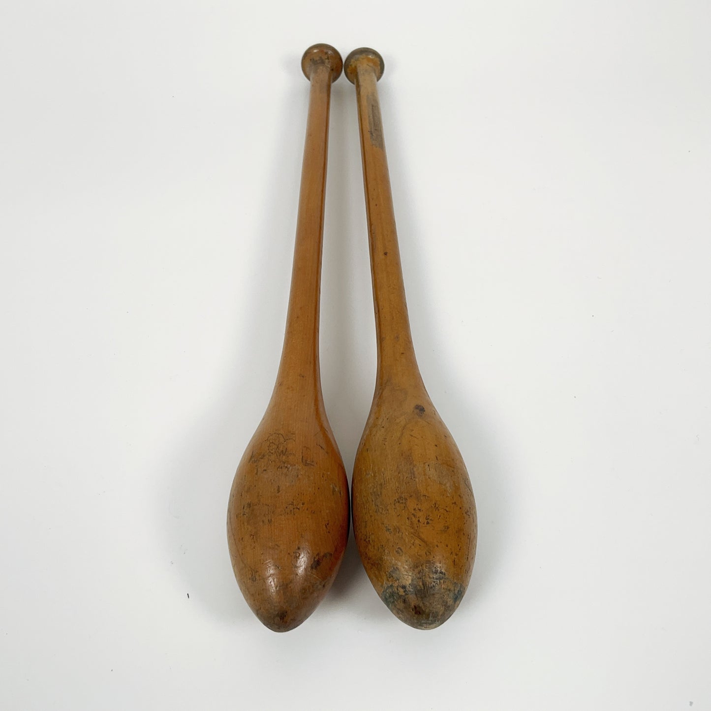 Vintage Wooden Juggling Clubs