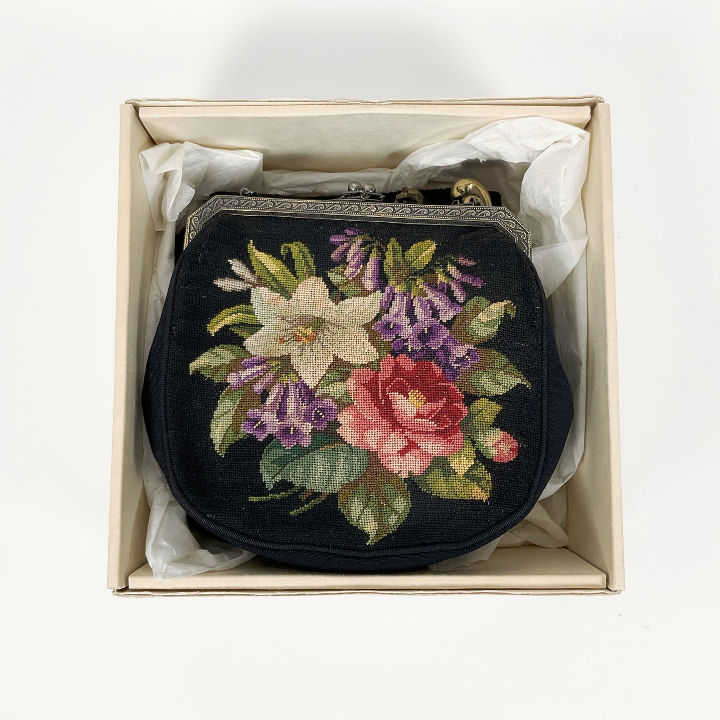 Vintage Tapestry Handbag & Wall Hanging Set