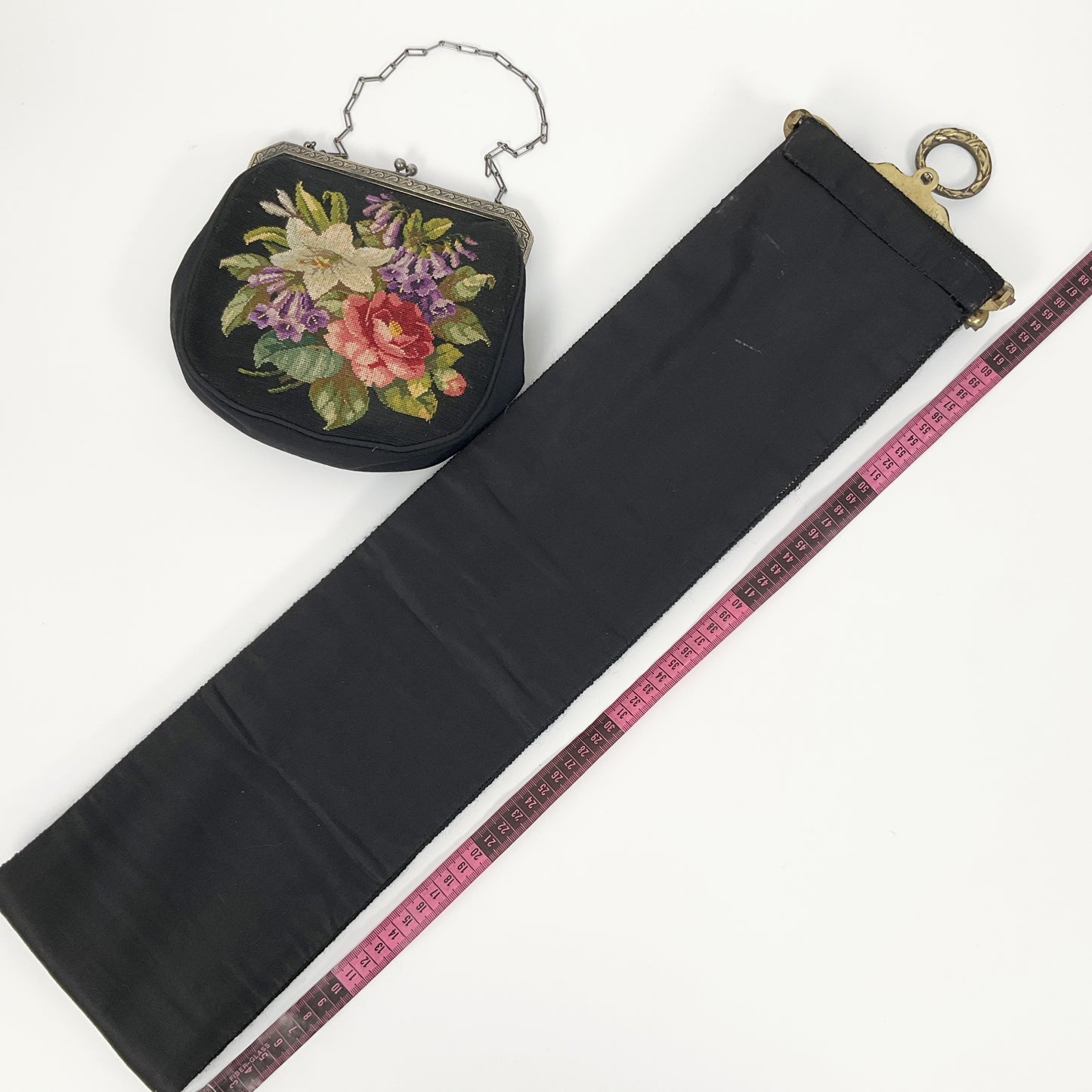 Vintage Tapestry Handbag & Wall Hanging Set