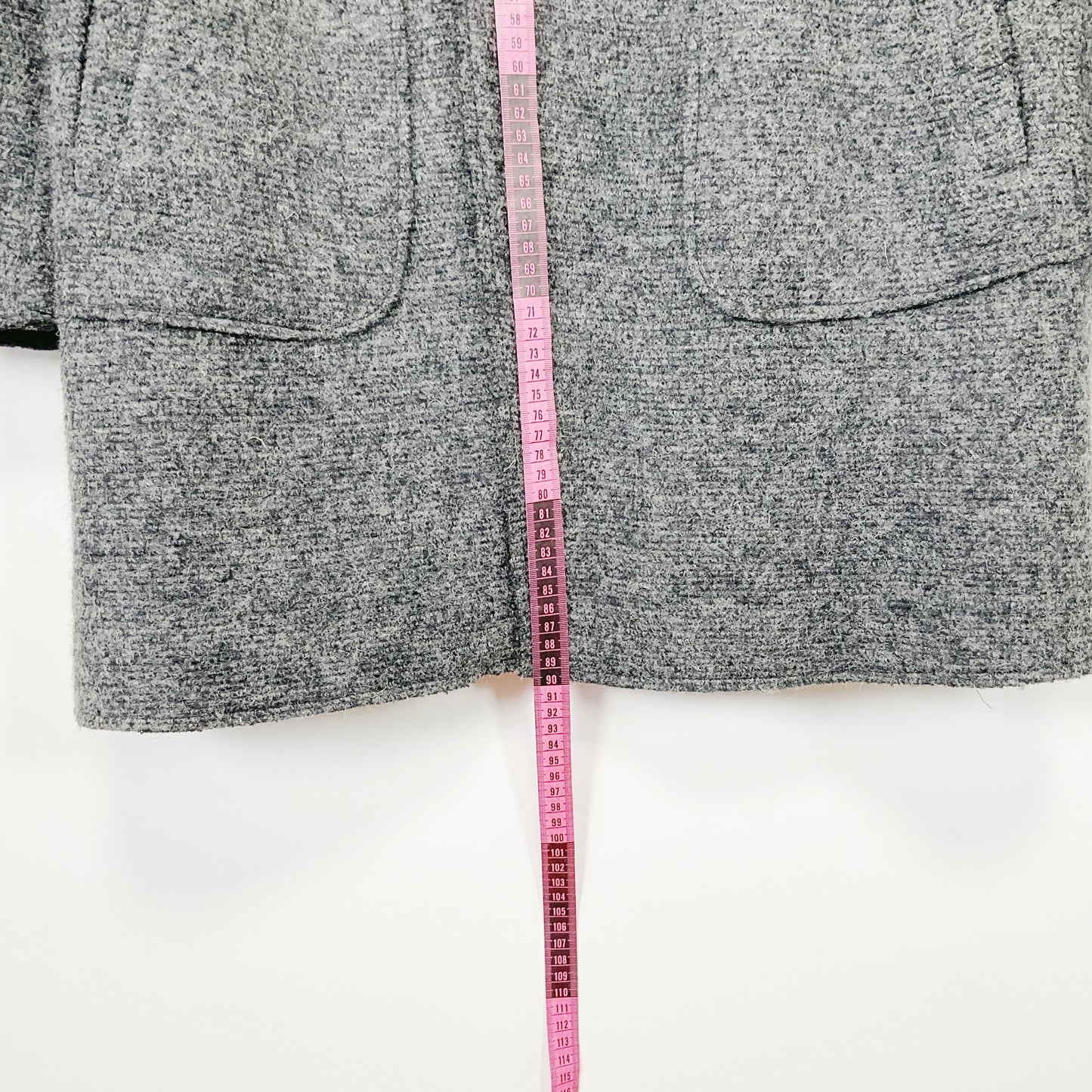 STRADIVARIUS - Charcoal Grey Wool-Blend Coat