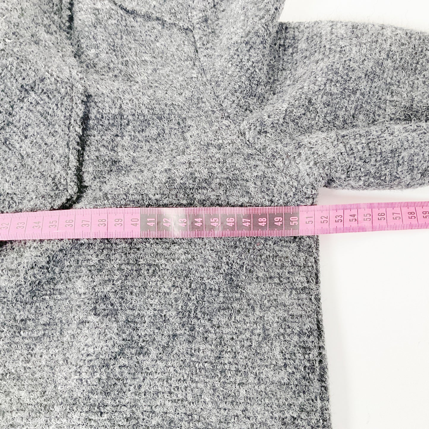 STRADIVARIUS - Charcoal Grey Wool-Blend Coat
