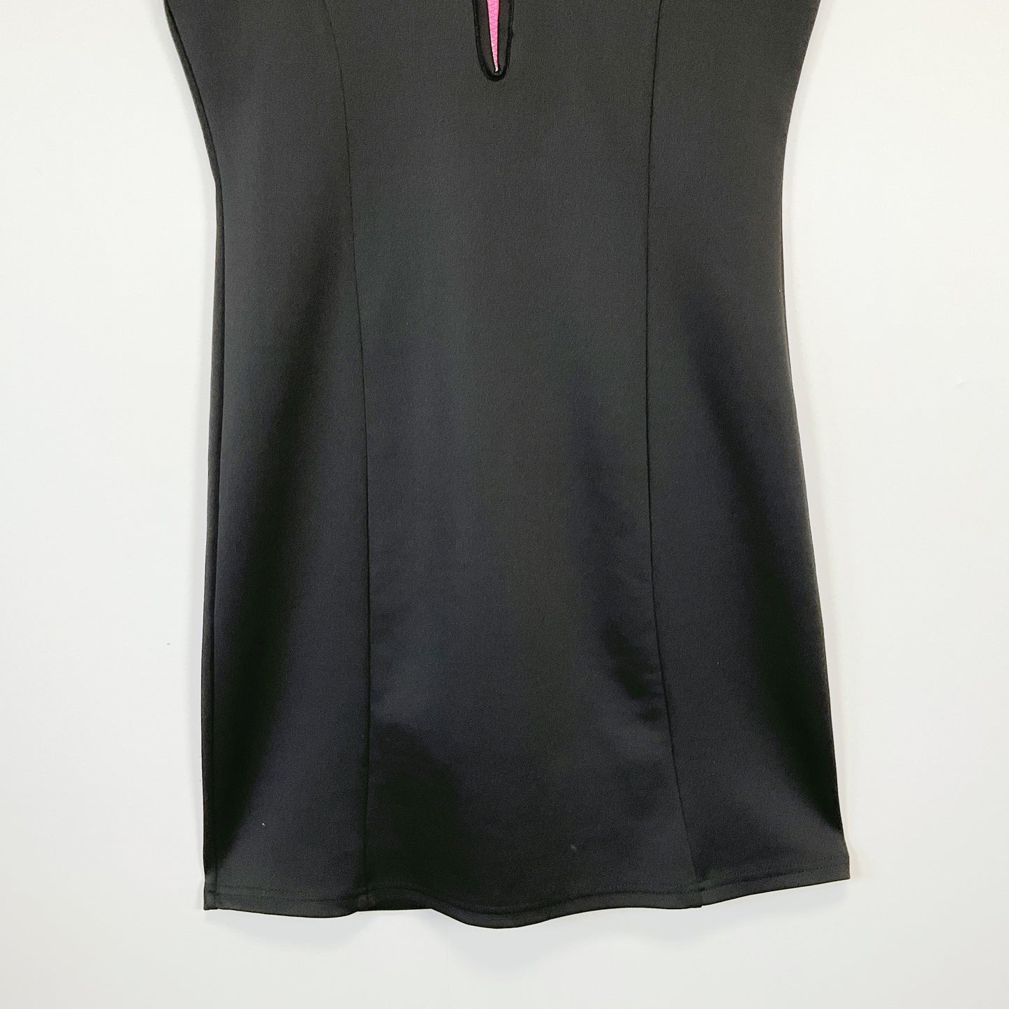 PROJECT Black Sleeveless Zip-Front Dress