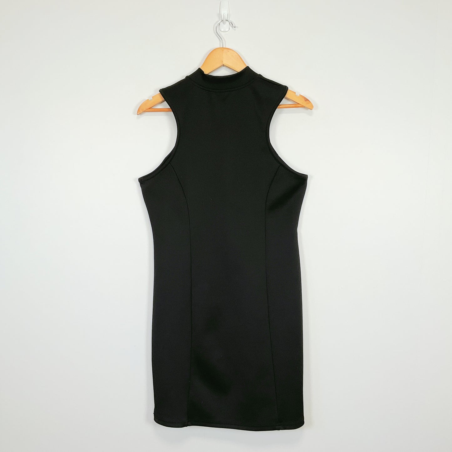 PROJECT Black Sleeveless Zip-Front Dress