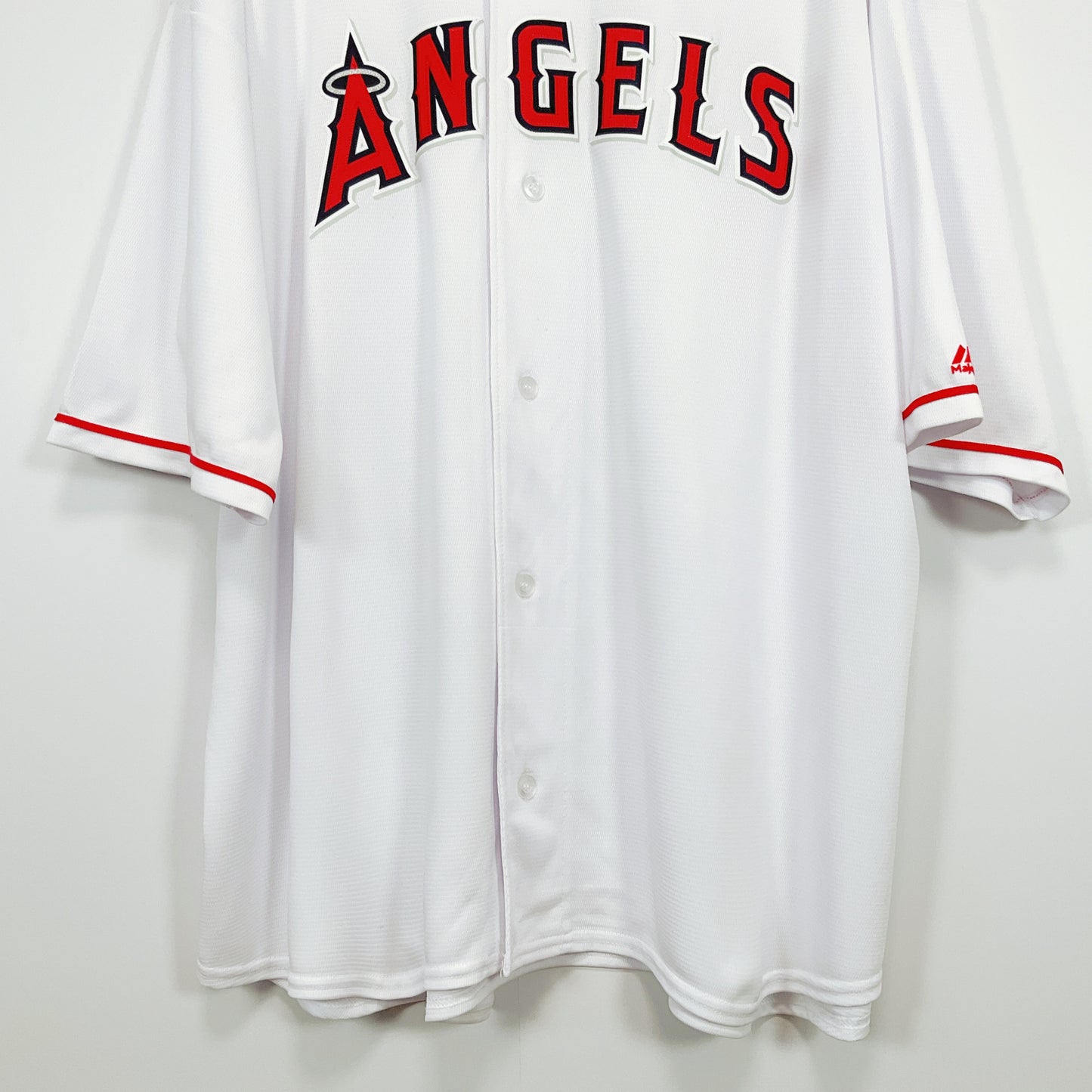 Majestic - Los Angeles Angels Home Full‑Button Baseball Jersey