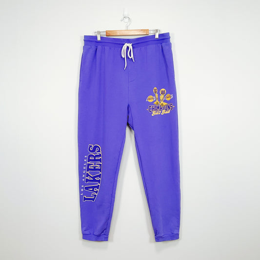 Mitchell & Ness Los Angeles Lakers NBA Champions Sweatpants – Purple Joggers