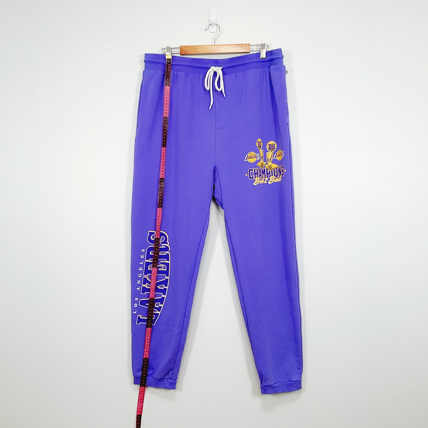 Mitchell & Ness Los Angeles Lakers NBA Champions Sweatpants – Purple Joggers