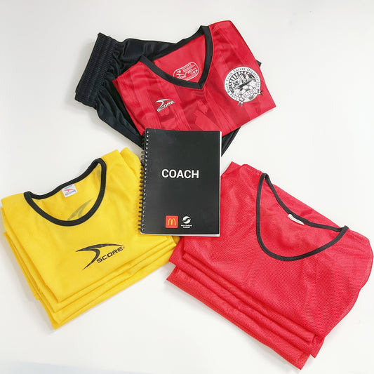 Youth Football Gear Bundle – Score Kit, Bibs & Coach Notebook