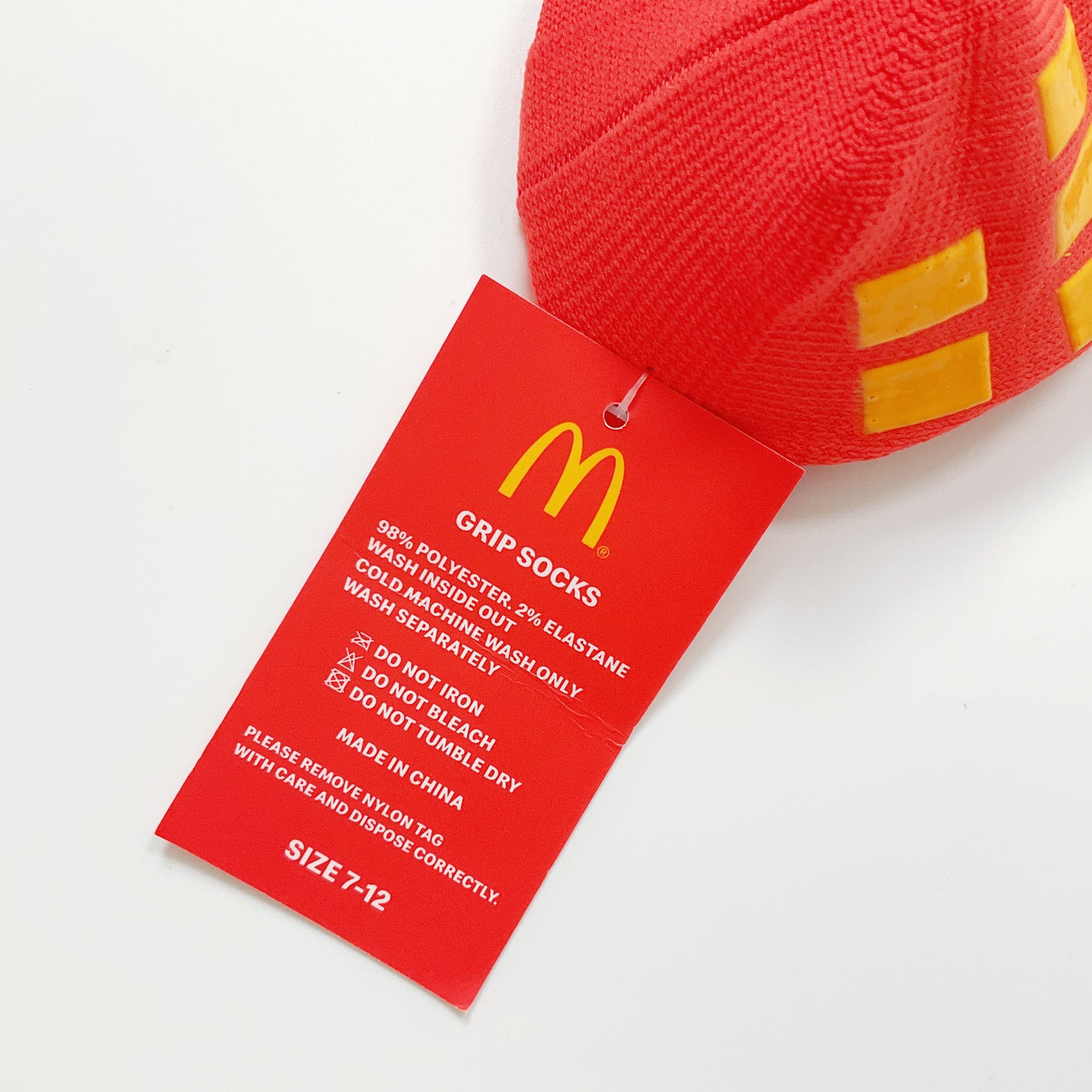 McDonald's - Red Grip Socks
