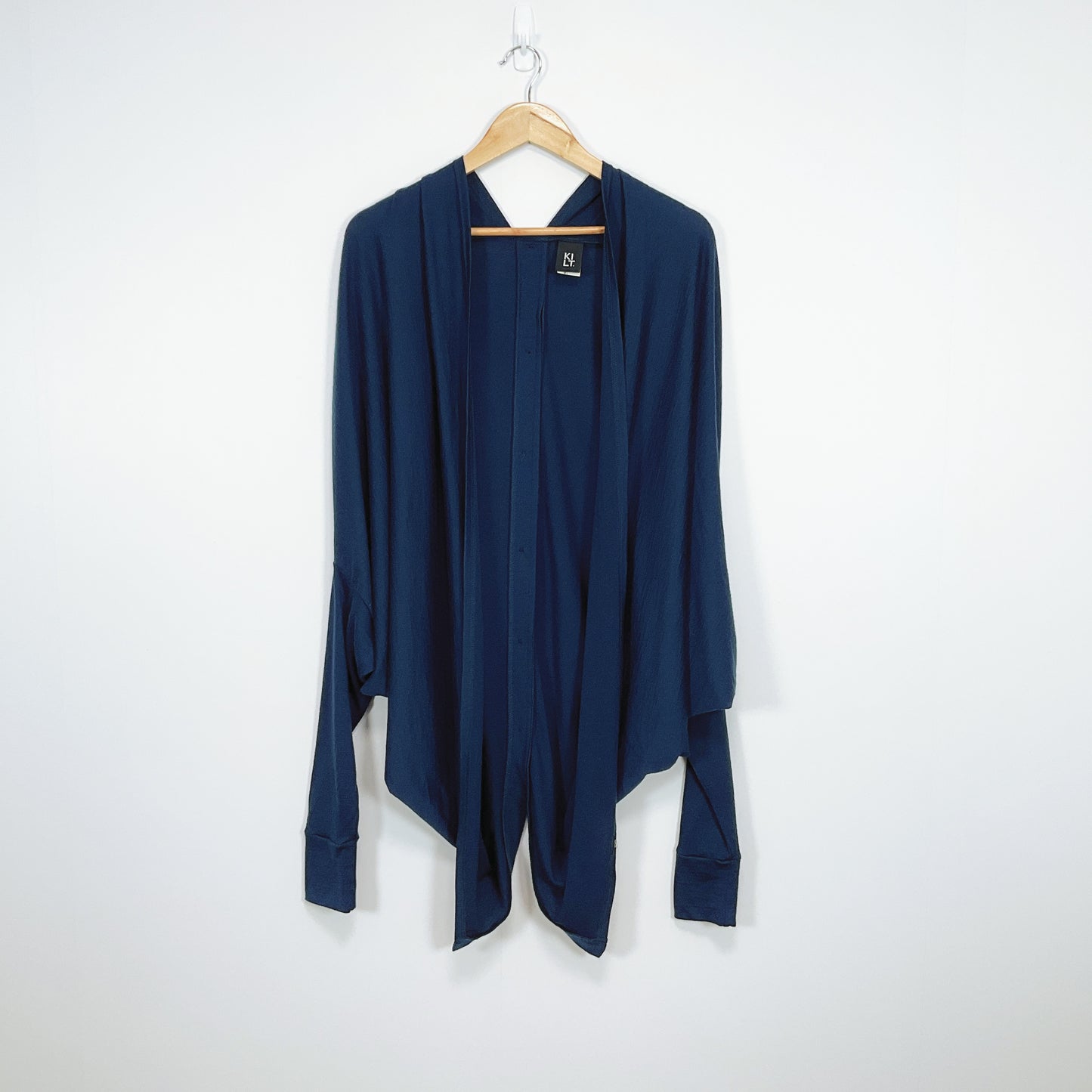 KILT - Sculptural Merino Wing‑Sleeve Cardi – NZ‑Made Artisan Knit
