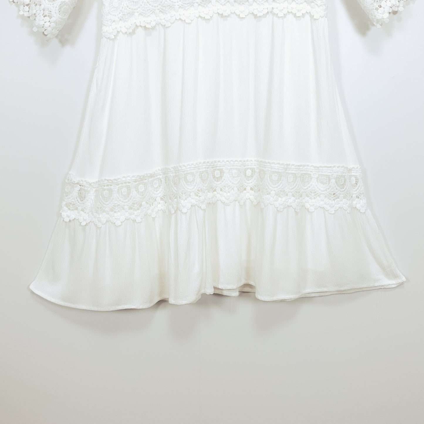VINE APPAREL - White Midi Dress