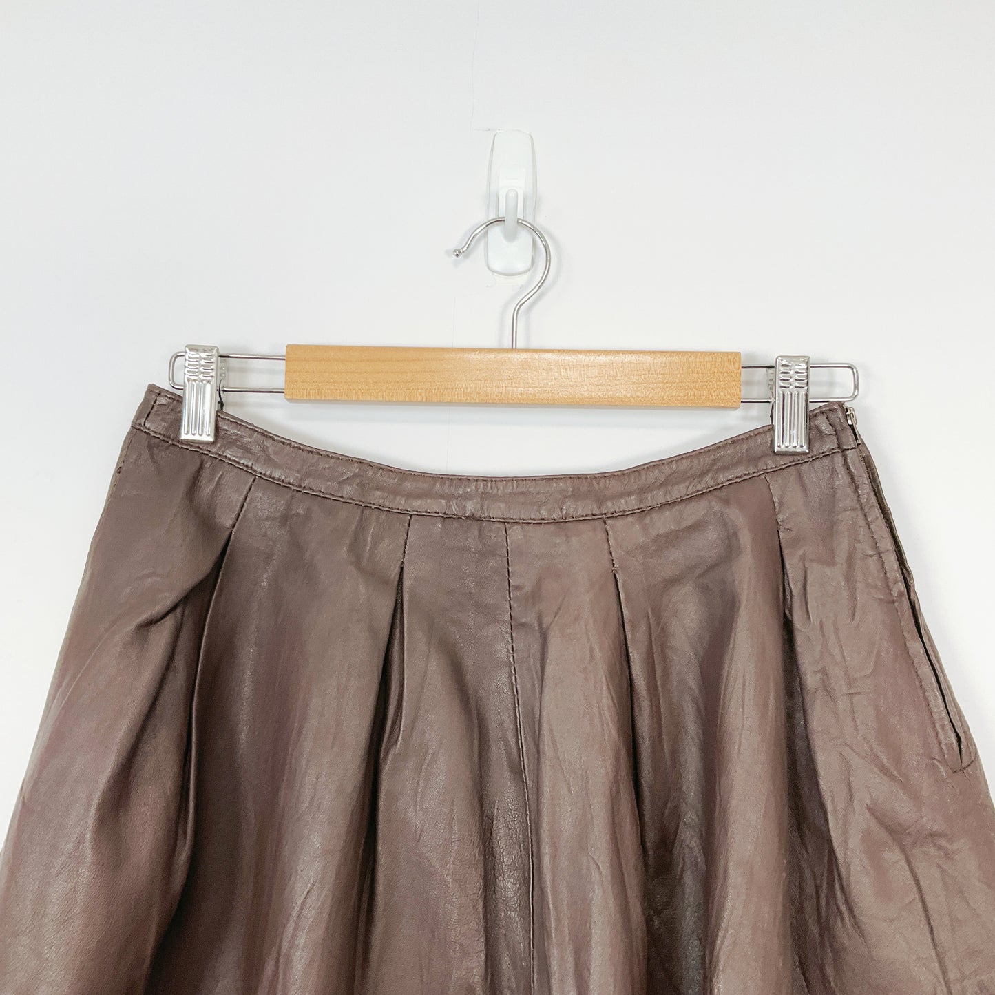 Vero Moda women's real leather skirt