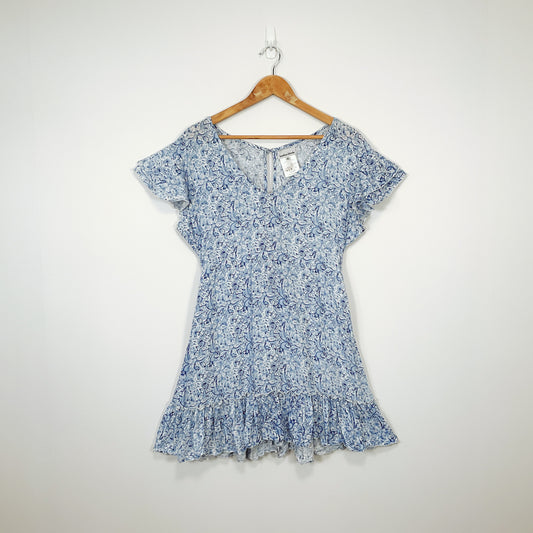 Bamboo Blonde - Floral Pattern Mini Dress