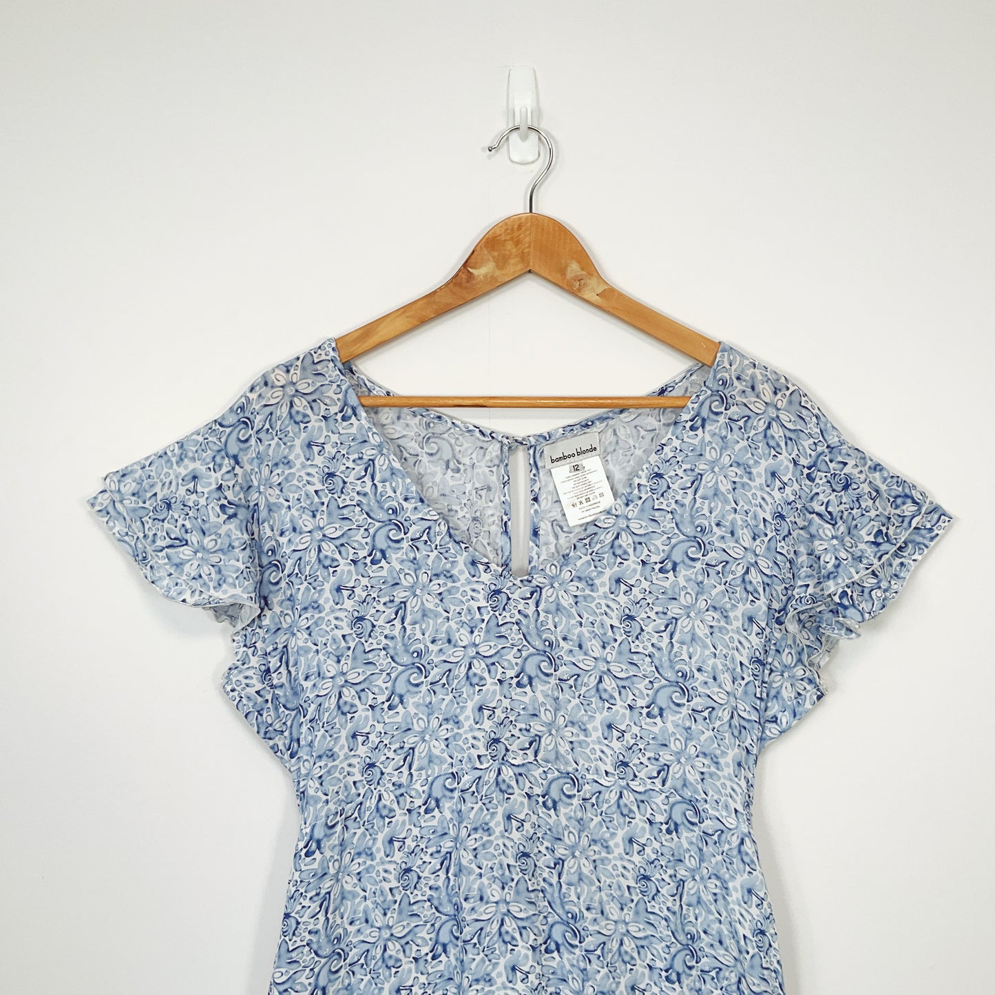 Bamboo Blonde - Floral Pattern Mini Dress