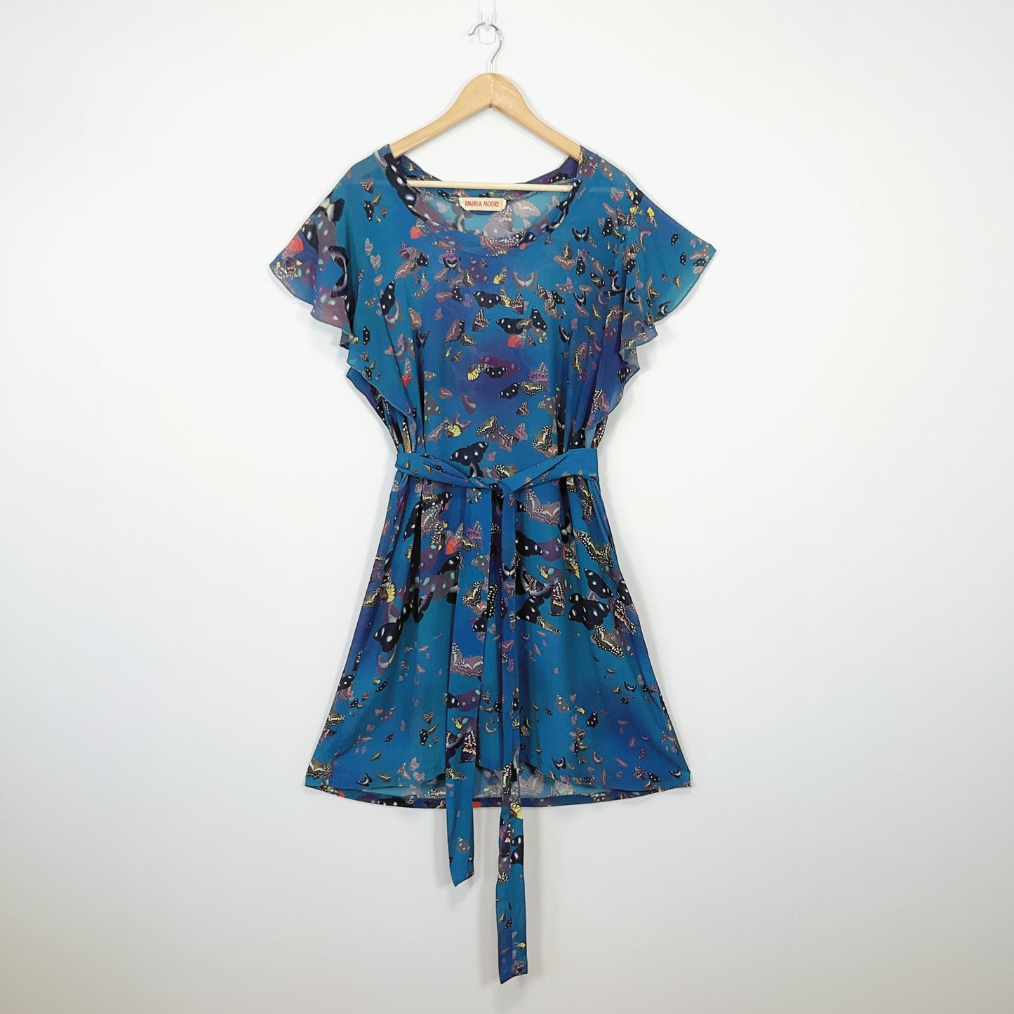 Andrea Moore - Vantage Butterfly Pattern Dress
