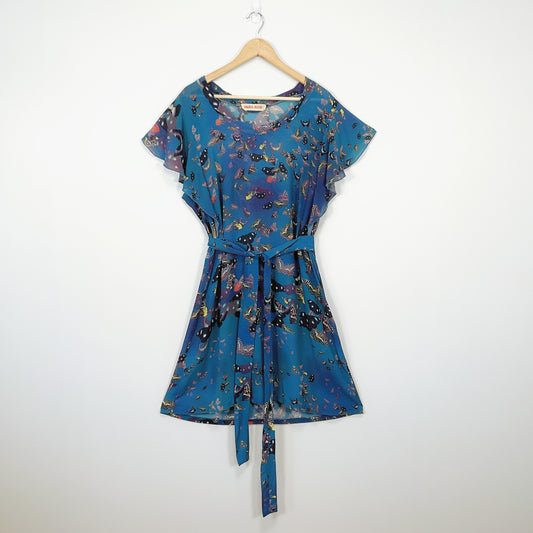 Andrea Moore - Vantage Butterfly Pattern Dress